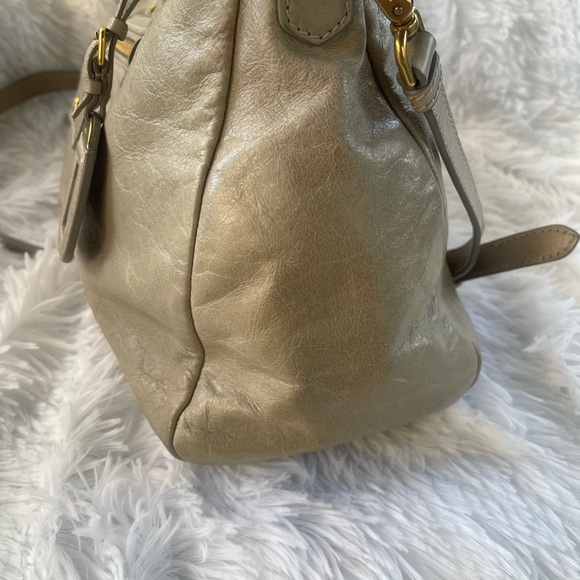 Authentic Prada Vitello Shine Baulleto Bag- Used Condition As Is - with COA - Picture 10 of 17